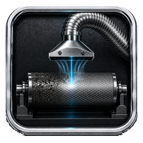 Dry-Ice Cleaning metallic anilox icon