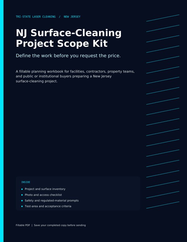 Cover of the NJ Surface-Cleaning Project Scope Kit